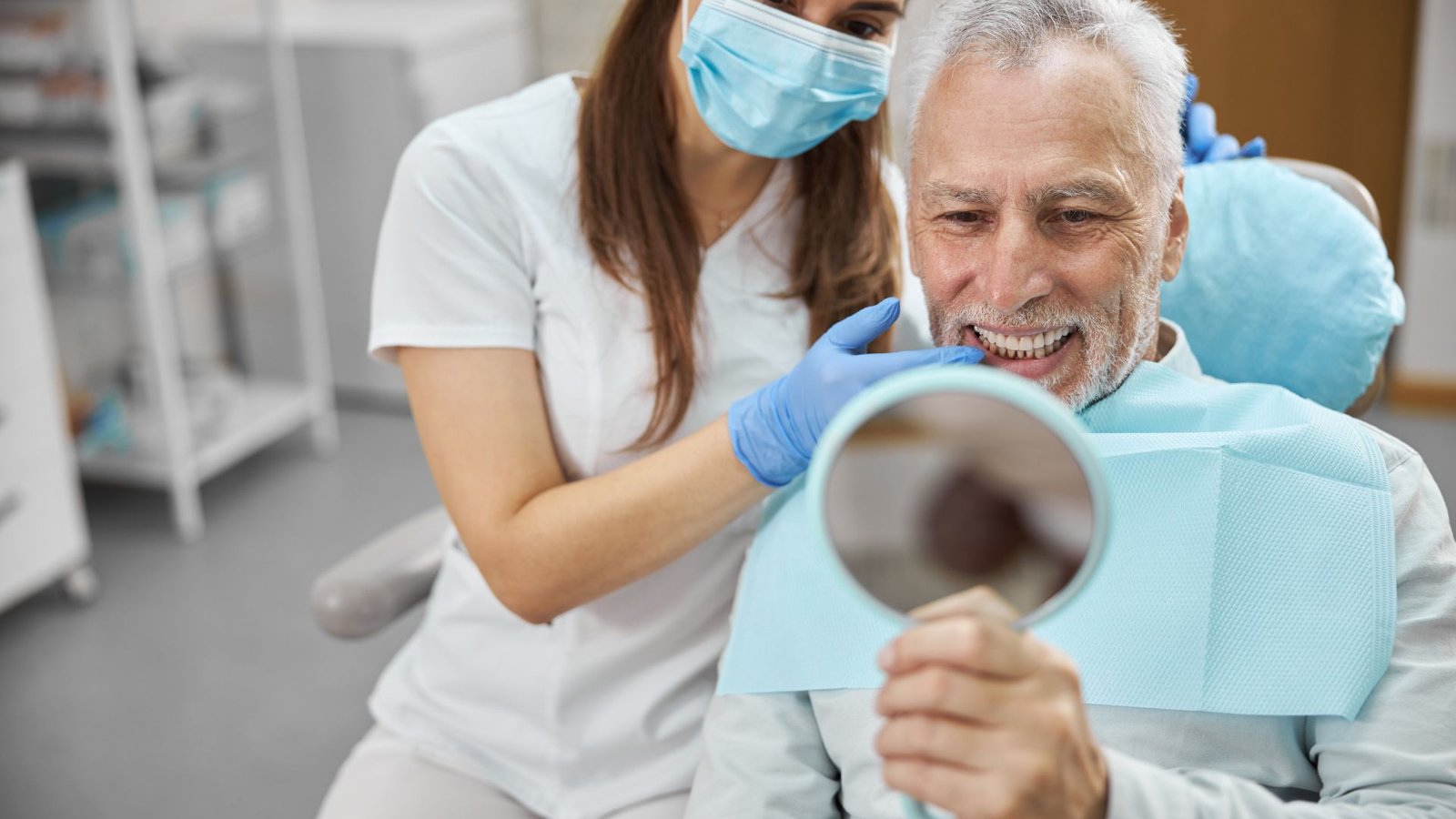 Patient after dental implant treatment in Ladson, SC